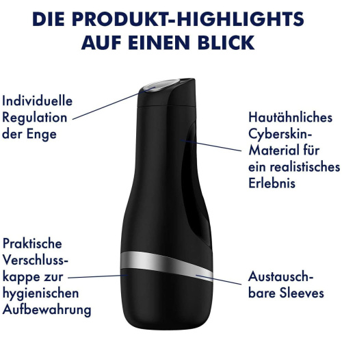 Satisfyer Men Classic Silver Masturbator