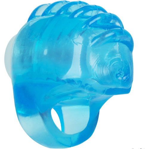 Foil Pack Vibrating Finger Teaser - Blue