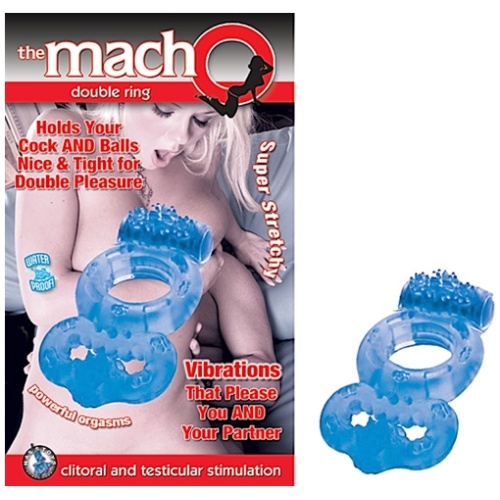 The Macho Double Ring - Blue