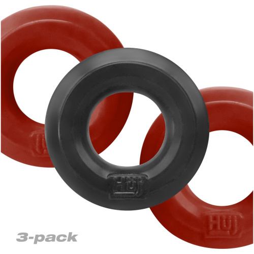 Huj3 C-Ring 3-Pack - Cherry / Ice