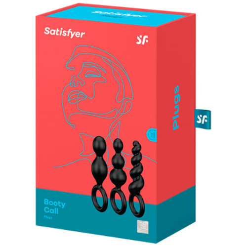 Satisfyer Booty Call Set of 3 - Black