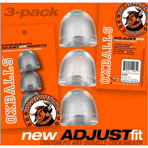 Cocksheath Adjustfit 3 Pack Bullet Inserts