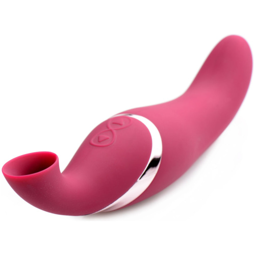 Shegasm Intense 2 in 1 Clit Stimulator - Pink