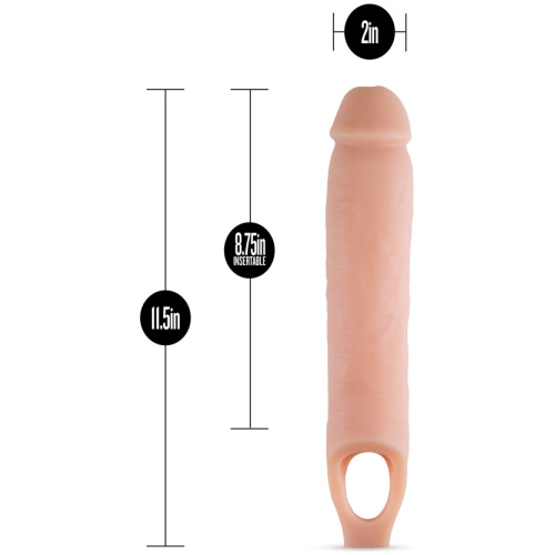 Performance - 11.5 Inch Cock Sheath Penis Extender - Vanilla