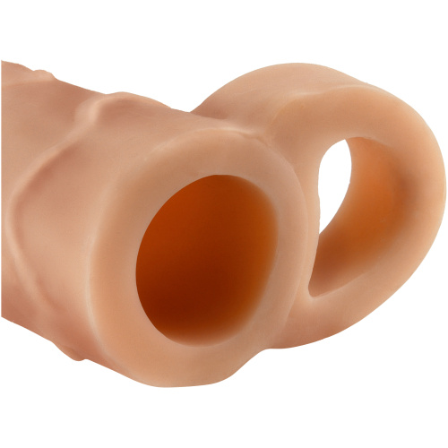 Fantasy X-Tension Perfect 2-Inch Extension With Ball Strap - Flesh