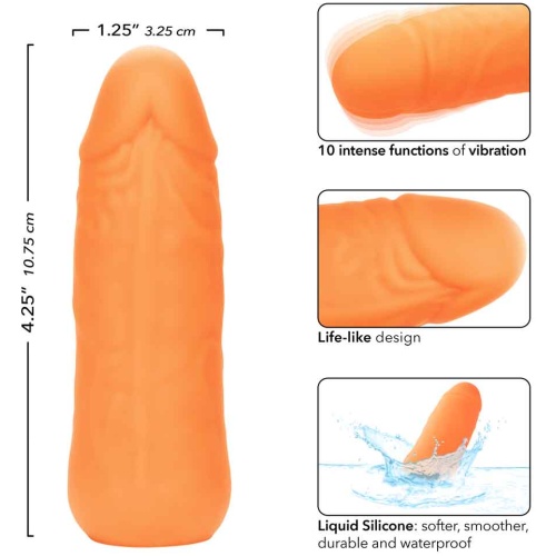 Mini Vibrating Studs - Orange