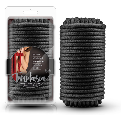 Temptasia - Bondage Rope - 32 Feet - Black