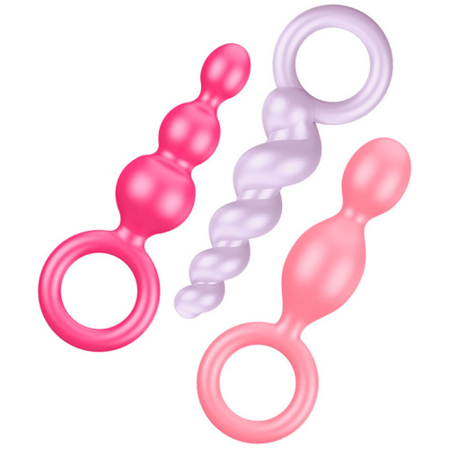 Satisfyer Booty Call 3 Piece Set - Multi Colored