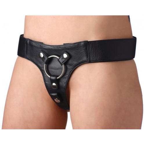 Domina Adjustable Wide Band Strap on Harness
