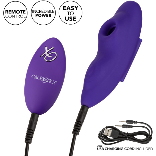 Lock-N-Play Remote Suction Panty Teaser - Purple