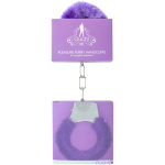 Pleasure Handcuffs Furry - Purple