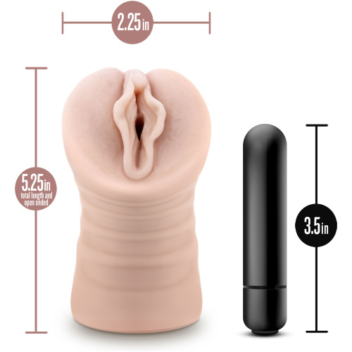 Enlust - Destini - Vibrating Stroker - Beige