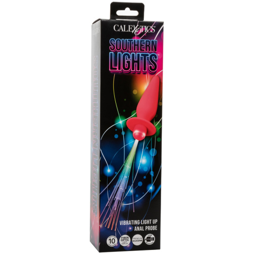 Southern Lights - Vibrating Light Up Anal Probe - Pink