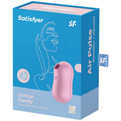 Satisfyer Cotton Candy - Air Pulse Stimulator Plus Vibrator - Lilac