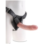 King Cock Strap on Harness With 8 Inch Cock - Flesh