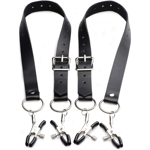 Spread Labia Spreader Straps With Clamps