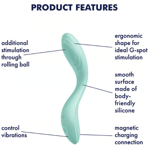 Satisfyer Rrrolling Pleasure - Vibrator - Mint