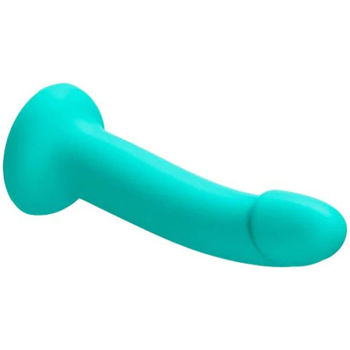 Ergo Super Flexi III Dong Soft and Flexible Liquid Silicone With Vibrator - Teal