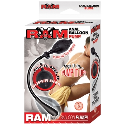 Ram Anal Balloon Pump - Black