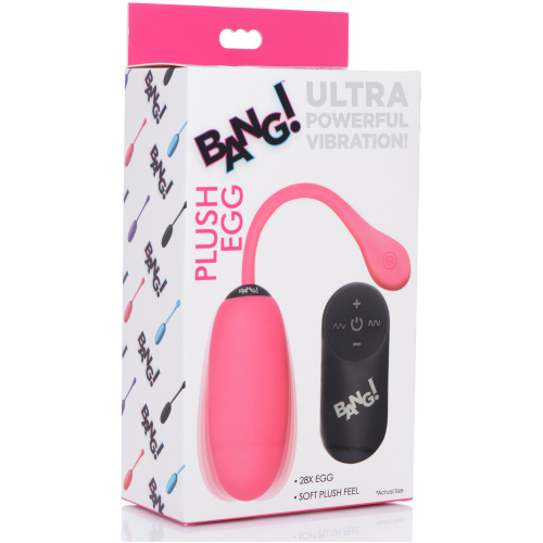 28x Plush Egg and Remote - Pink