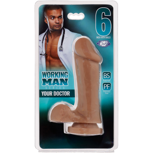 Cloud 9 Working Man 6 Inch With Balls - Your Doctor - Tan