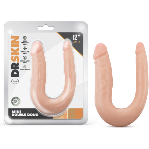 Dr. Skin Mini Double Dong - Vanillla