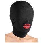 Spandex Hood With Padded Eyes and Open Mouth
