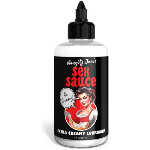 Naughty Jane's Sex Sauce Extra Creamy Lubricant 8 Oz