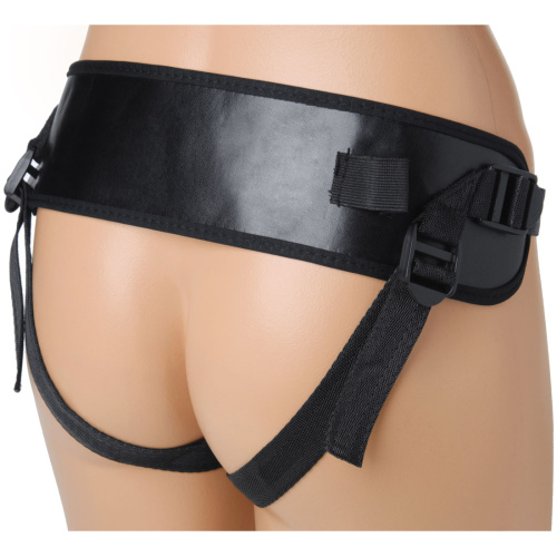 10x Groove Harness With Vibrating & Rotating Dildo - Flesh