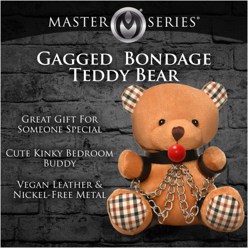 Gagged Teddy Bear Plush