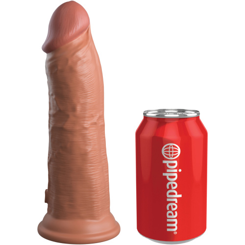 King Cock Elite 8 Inch Silicone Dual Density Cock - Tan