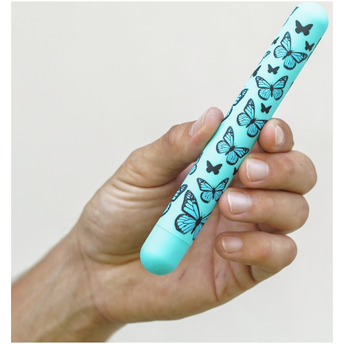 Monarch X-Long Butterfly Print Bullet - Blue