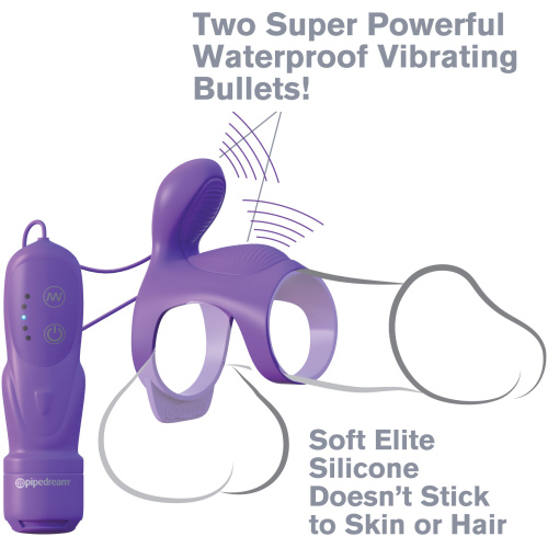 Fantasy C-Ringz Ultimate Couples Cage - Purple