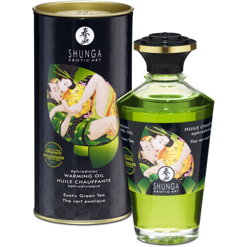 Aphrodisiac Organica Warming Oil - Exotic Green Tea