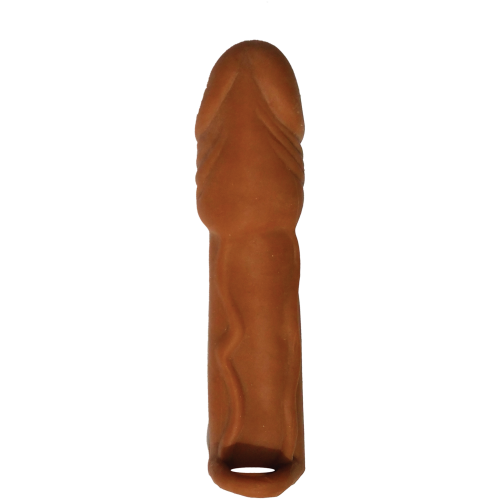 Skinsations Latin Lover Series Husky Lover 7 Inch Vibrating - Brown