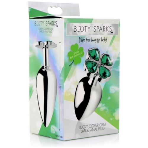 Lucky Clover Gem Anal Plug - Large