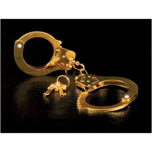 Fetish Fantasy Gold Metal Cuffs - Gold
