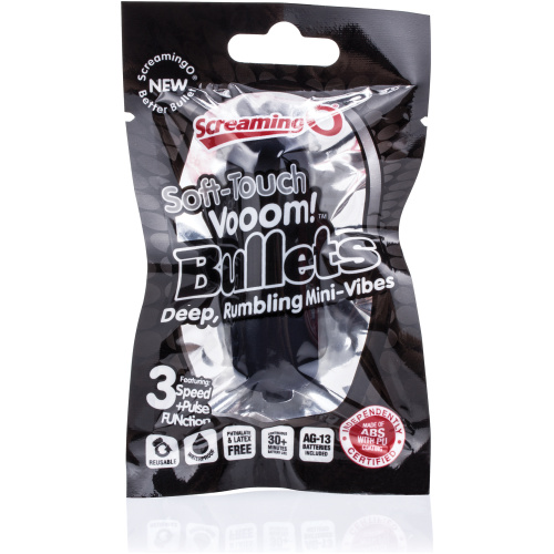 Soft-Touch Vooom! Bullets - Black