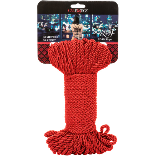 Scandal BDSM Rope 98.5ft/ 30m - Red