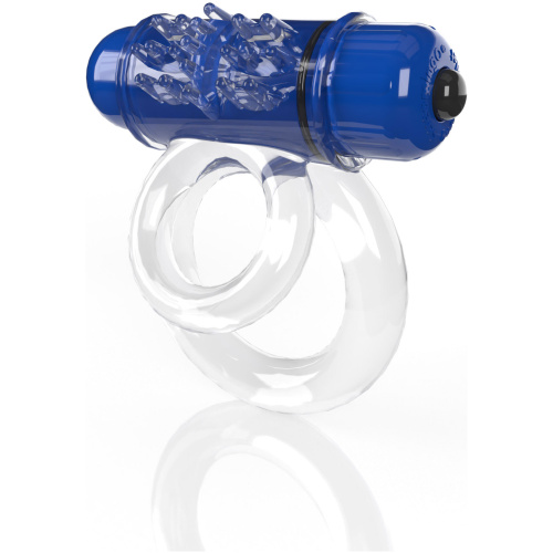 Screaming O 4t - Double O 6 Super Powered Vibrating Double Ring - Blueberry