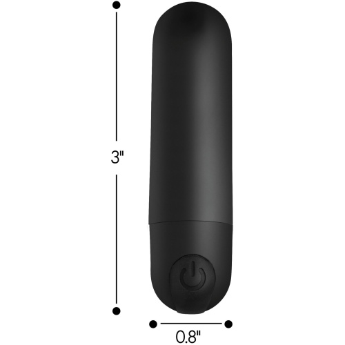 Bang Vibrating Bullet With Remote Control - Black