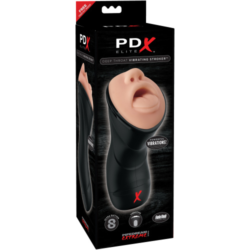 Pdx Elite Deep Throat Vibrating Stroker