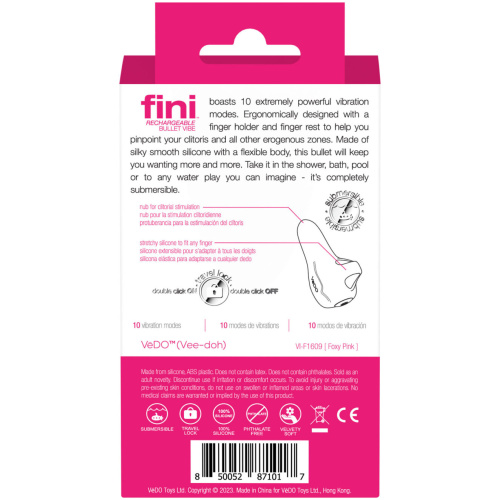 Fini Rechargeable Bullet Vibe - Pink