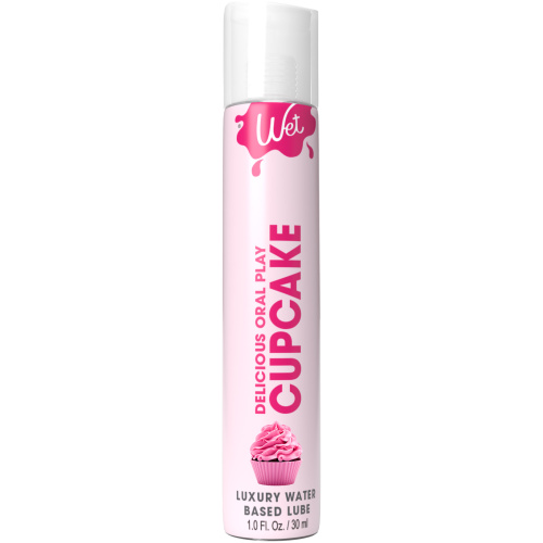 Wet Delicious Oral Play - Cupcake - Waterbased Flavored Lube 1 Oz