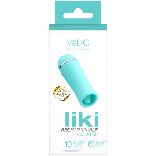 Liki Rechargeable Flicker Vibe - Tease Me Turqoise