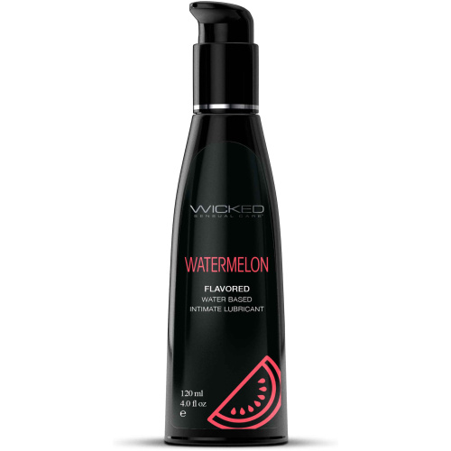 Aqua Watermelon Flavored Water Based Intimate  Lubricant - 4 Fl. Oz.