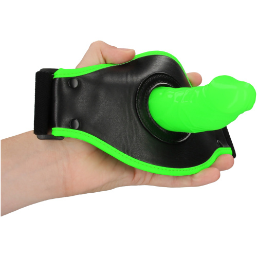 Thigh Strap-on With Silicone Dildo 5.7 Inch - Glow in the Dark