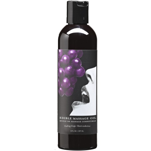 Edible Massage Oil - Grape - 8 Fl. Oz.