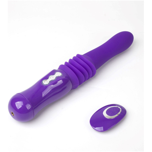 Monroe USB Rechargeable Silicone Thrusting Portable Love Machine - Purple