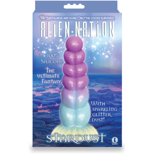 Alien Nation Stardust Silicone Creature Dildo -  Multicolor